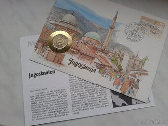 Mincovní obálka 10 Dinara 1983