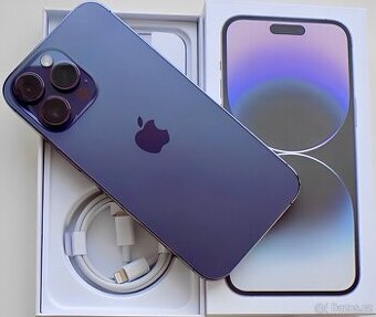 iPhone 14 Pro Deep Purple BATERIE 100% TOP