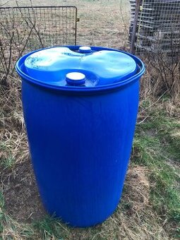 Plastový sud 220L s pevným víkem