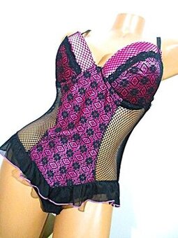 NOVÉ ♥ LUXUSNÍ KRAJKOVÉ BODY ♥ VEL.L/XL