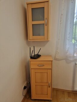 Prodám skříňku - koupelnový/kancelářský nábytek, 2 díly