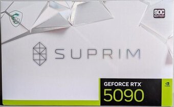 MSI NVIDIA GeForce RTX 5090 32G SUPRIM SOC -nová,nerozbalená