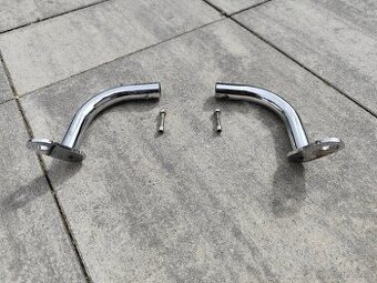 Chromové konce podpěr brašen HD Road King