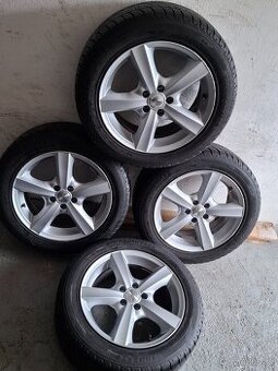 Alu 5x100 r16  zimní pneumatiky 205/55 r16