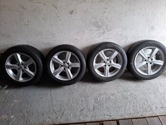 Alu kola 5x100 r16  zimní pneumatiky 205/55 r16