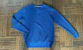 Pepe Jeans L Slim modr svetr - 1