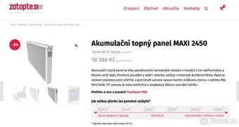 Topný radiátor - 1