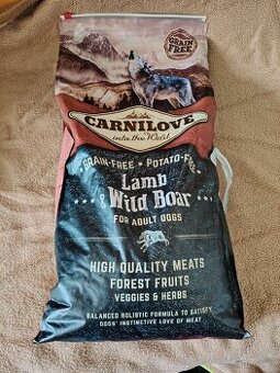 Prodám granule Carnilove Lamb & Wild Boar 12 kg