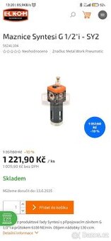 Maznice Syntesi G 1/2"i - SY2