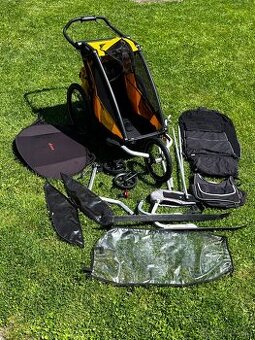4v1 set Thule Chariot sport 1 včetně ski