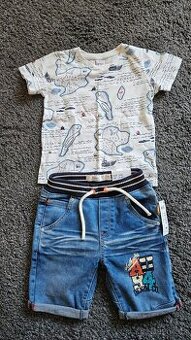NOVÉ kraťasy Lindex vel. 104 + tričko zdarma