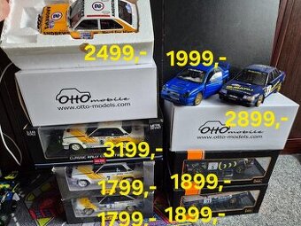 Rally 1:18 Subaru , Opel , Ceny u foto