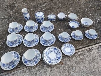 Cibulový porcelán mix - cena za všechny kusy