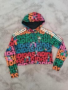 Nová crop mikina ADIDAS FARM Hoodie vč cedulek vel S