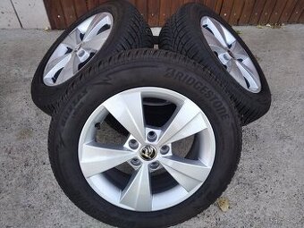 Prodám zimní sadu alu kol 16" na Škoda Octavia IV