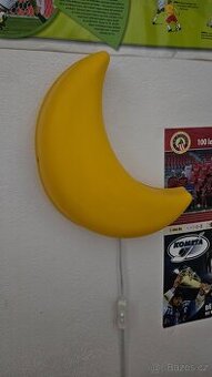 Dětská lampička na zeď - měsíček