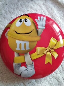 Plechovka od čokolády M & M