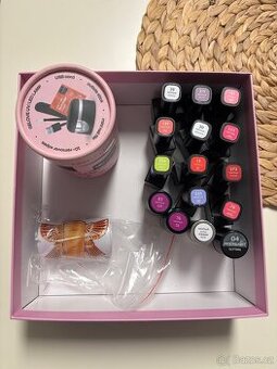 Prodám uv gel laky s mini uv led lampou Gabriella Salvete