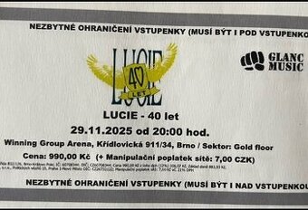 LUCIE 40 let / 29.11.2025