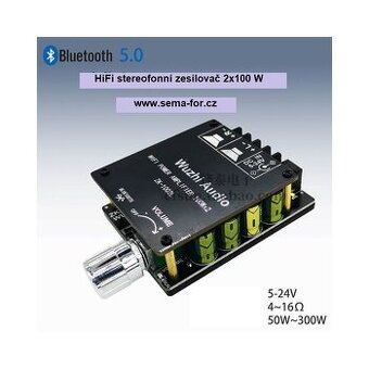 HIFI zesilovač Wuzhi ZK-1002L 2x100W