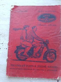 Prodám příručku Jawa