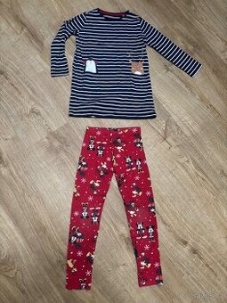 Holčičí vánoční sada oblečení, vel. 122/128 cm