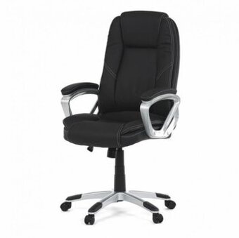 Kancelářské křeslo v černé ekokůži model KA-Y282 BK
