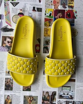 Valentino pantofle vel. 36,5 - 37 🍋 - 1