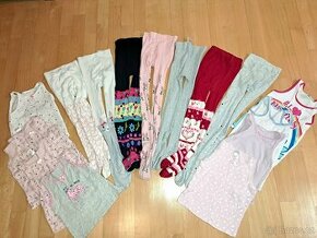 Punčocháče dívčí + spodní košilky /nátělníky vel. 110/116