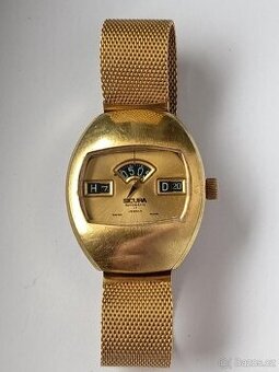 SICURA AUTOMATIC pseudodigitální staré pánské hodinky