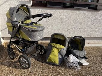 Kočárek 3v1 – hluboký, sportovní a autosedačka