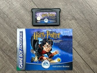 GBA hra Harry Potter and the Philosopher's Stone + manuál