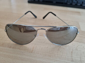 sluneční polarizační brýle stříbrné zrcadlovky