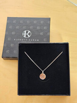 Řetízek stříbrný s přívěskem znamení Panna