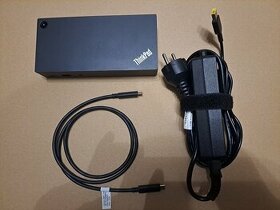 Dokovací stanice Lenovo 40A9 USB-C + 90w zdroj - 1