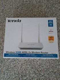 Modem Router Tenda N300 ADSL 2+