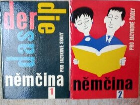 Prodám staré učebnice němčiny, angličtiny