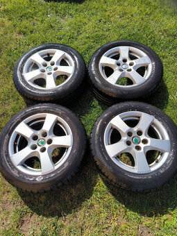 4 org. ALU kola ŠKODA 14´, 5x100 185/60/14 FABIA I,II