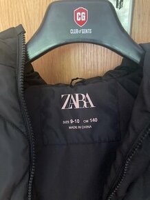 sytě černá vesta, vestička ZARA KIDS, dívčí vel. 140