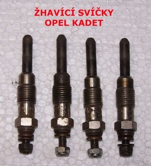 ŽHAVÍCÍ SVÍČKY OPEL KADET 1,6 D r.v. 1987