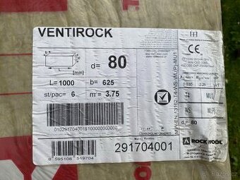 Minerální vata 80 mm, 26 m2 rockwool