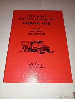 Prodám originál nikdy nepoužitý katalog na Praga V3S