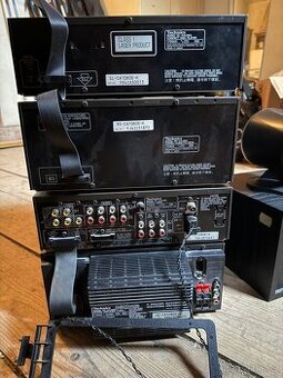 🎶 Kompletní Hi-Fi věž Technics s gramofonem – plně funkční