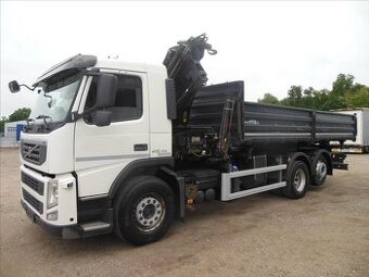 Volvo FM 410, 6x2, sklápěč S3, Hiab