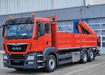 MAN TGS 26.430 – 6x4 – Valník + HR-Palfinger PK 22002