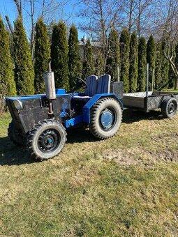 Malotraktor - s vlečkou, motor Wartburg, náhradní díly - 1