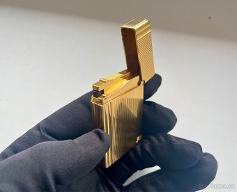 🔥 S.T.Dupont Gatsby, Gold Vertical Lines 18k Zlato