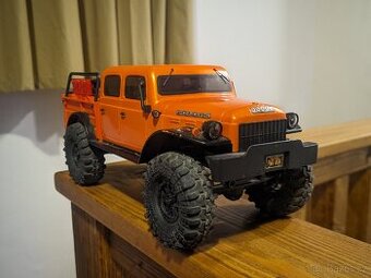Axial SCX24 Dodge Power Wagon 1940 1:24 4 WD oranžový