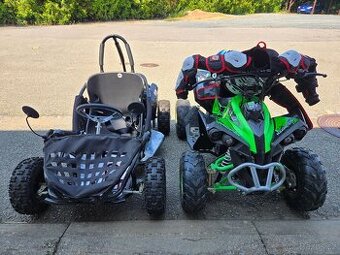 Dětská elektrická čtyřkolka 1200 W Ultimate Renegade zelená