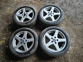 Prodám sadu Alu disků 7Jx16H2 ET40 LK114,3 + pneu 205/55/16